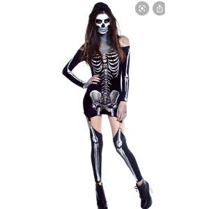 Skeleton Dress Halloween Costume
